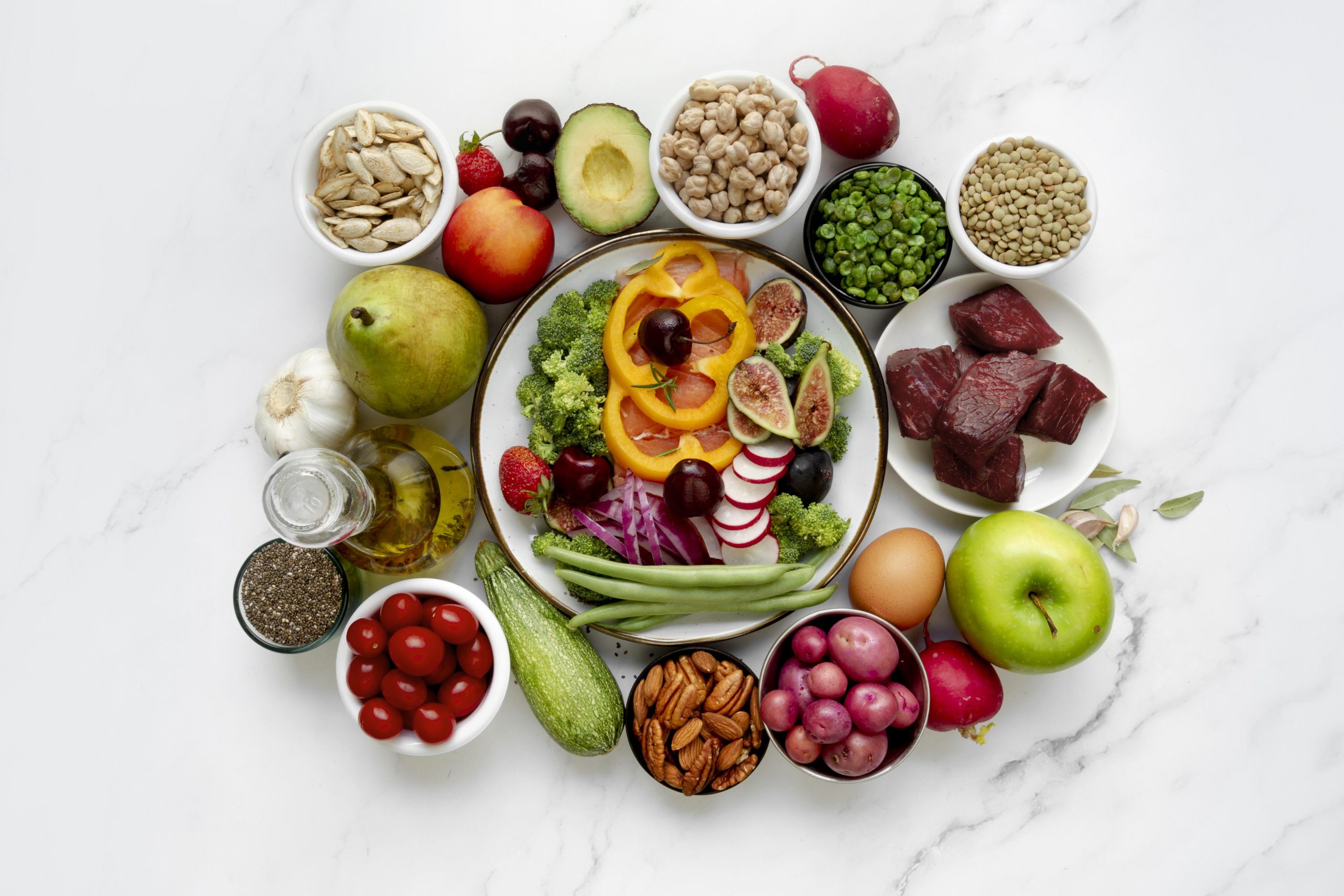 flexitarian-diet-food-arrangement